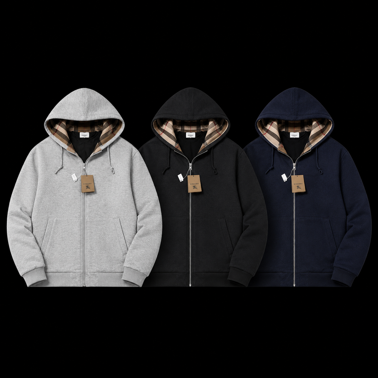 BRBRY Zip-Up Hoodie